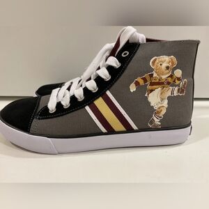 Ralph Lauren Boys' Solomon Bear Hi Top Sneakers  Sz 5